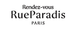 RENDEZ-VOUS RUEPARADIS PARIS logo