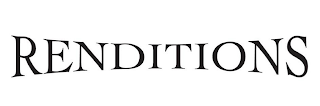 RENDITIONS logo