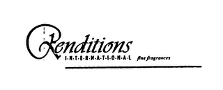 RENDITIONS I N T E R N A T I O N A L FINE FRAGRANCES logo