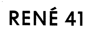RENE 41 logo