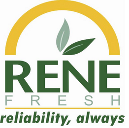 RENE FRESH RELIABILITY, ALWAYS logo