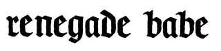 RENEGADE BABE logo