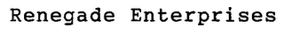 RENEGADE ENTERPRISES logo