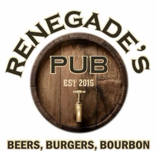 RENEGADE'S PUB EST 2016 BEERS, BURGERS, BOURBON logo