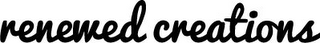 RENEWED CREATIONS logo