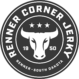 RENNER CORNER JERKY RENNER · SOUTH DAKOTA 1950 logo