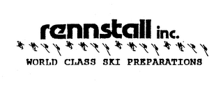 RENNSTALL INC. WORLD CLASS SKI PREPARATIONS logo
