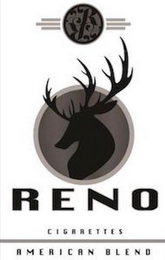 RENO CIGARETTES AMERICAN BLEND R logo
