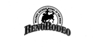 RENO RODEO WILDEST, RICHEST RODEO IN THEWEST logo
