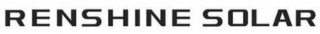 RENSHINE SOLAR logo