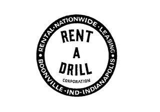 RENT A DRILL CORPORATION RENTAL NATIONWIDE.LEASING.BOONVILLE.IND.INDIANAPOLIS logo