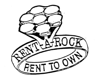 RENT-A-ROCK RENT TO OWN logo