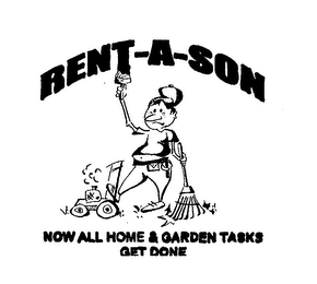 RENT-A-SON NOW ALL HOME & GARDEN TASKS GET DONE logo