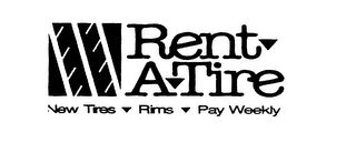 RENT A TIRE NEW TIRES RIMS PAY WEEKLY logo