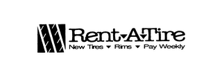 RENT A TIRE NEW TIRES RIMS PAY WEEKLY logo