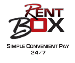 RENT BOX SIMPLE CONVENIENT PAY 24/7 logo