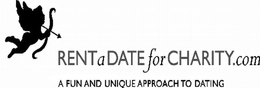 RENTADATEFORCHARITY.COM A FUN AND UNIQUE APPROACH TO DATING logo