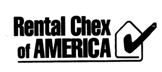 RENTAL CHEX OF AMERICA logo
