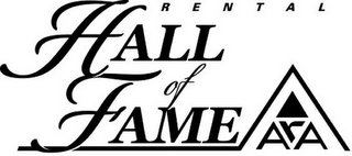 RENTAL HALL OF FAME ARA logo