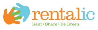 RENTALIC RENT · SHARE · BE GREEN