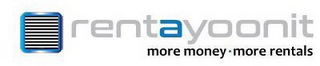 RENTAYOONIT MORE MONEY MORE RENTALS logo