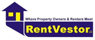 RENTVESTOR, LLC WHERE PROPERTY OWNERS & RENTERS MEET logo