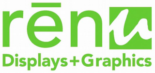 RENU DISPLAYS + GRAPHICS logo