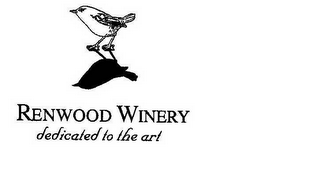 RENWOOD WINERY DEDICATED TO THE ART logo