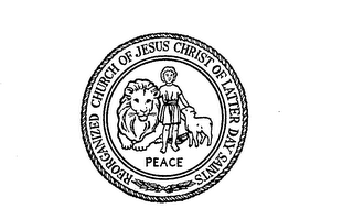 REORGANIZED CHURCH OF JESUS CHRIST OF LATTER DAY SAINTS PEAC E logo