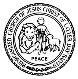 REORGANIZED CHURCH OF JESUS CHRIST OF LATTER DAY SAINTS PEACE logo