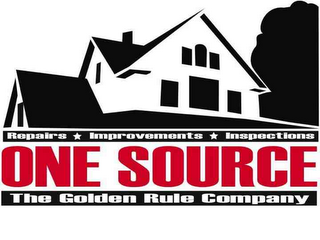 REPAIRS IMPROVEMENTS INSPECTIONS ONE SOURCE THE GOLDEN RULE COMPANY 910.584.8309 logo