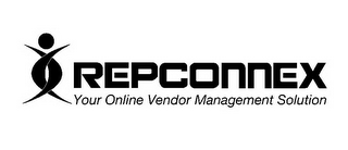 REPCONNEX YOUR ONLINE VENDOR MANAGEMENT SOLUTION logo