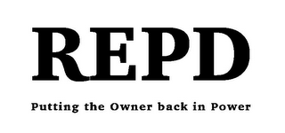 REPD PUTTING THE OWNER BACK IN POWER logo