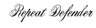 REPEAT DEFENDER logo