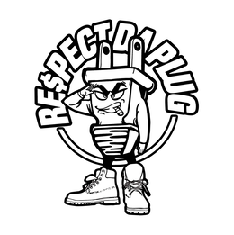 RE$PECT DA PLUG logo
