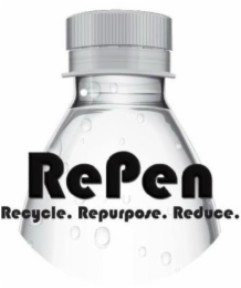 REPEN RECYCLE. REPURPOSE. REDUCE. logo