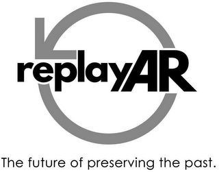 REPLAYAR THE FUTURE OF PRESERVING THE PAST. logo