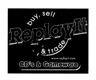 REPLAYIT BUY, SELL & TRADECD'S & GAMEWARE logo