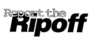 REPORT THE RIPOFF logo
