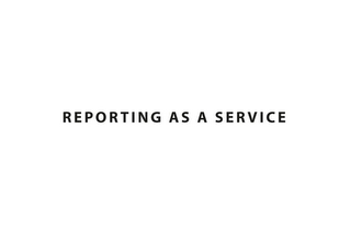 REPORTING AS A SERVICE logo