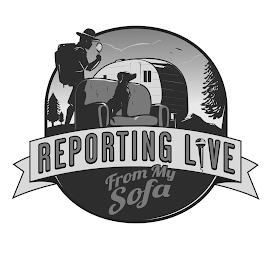 REPORTING LIVE FROM MY SOFA logo