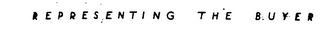 REPRESENTING THE BUYER logo