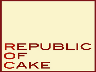 REPUBLIC OF CAKE logo