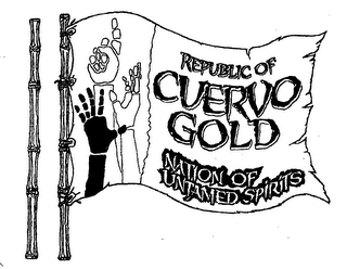 REPUBLIC OF CUERVO GOLD NATION OF UNTAMED SPIRITS logo