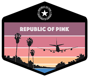 ·REPUBLIC OF PINK· DEPARTMENT OF HAPPINESS logo