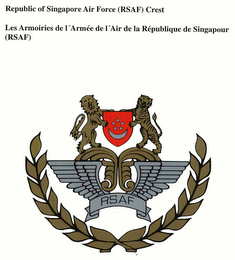 REPUBLIC OF SINGAPORE ARMED FORCE (RSAF) CREST logo