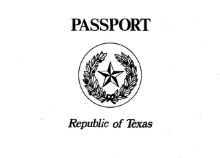 REPUBLIC OF TEXAS PASSPORT logo