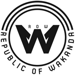 REPUBLIC OF WAKANDA ROW W logo