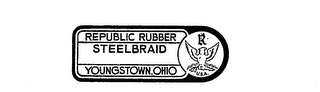 REPUBLIC RUBBER STEELBRAID YOUNGSTOWN, OHIO R logo