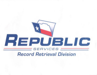 REPUBLIC SERVICES RECORD RETRIEVAL DIVISION logo